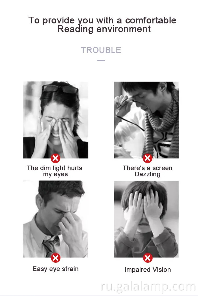 LED Charging, Folding Reading Light, Eye Protection